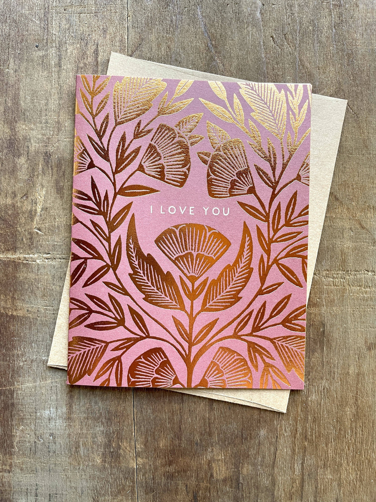 "I Love You," Greeting Card