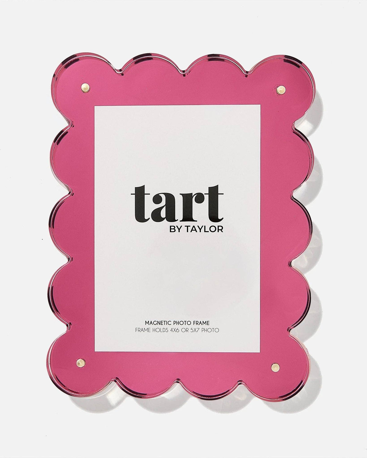 Hot Pink Chrome Acrylic Picture Frame