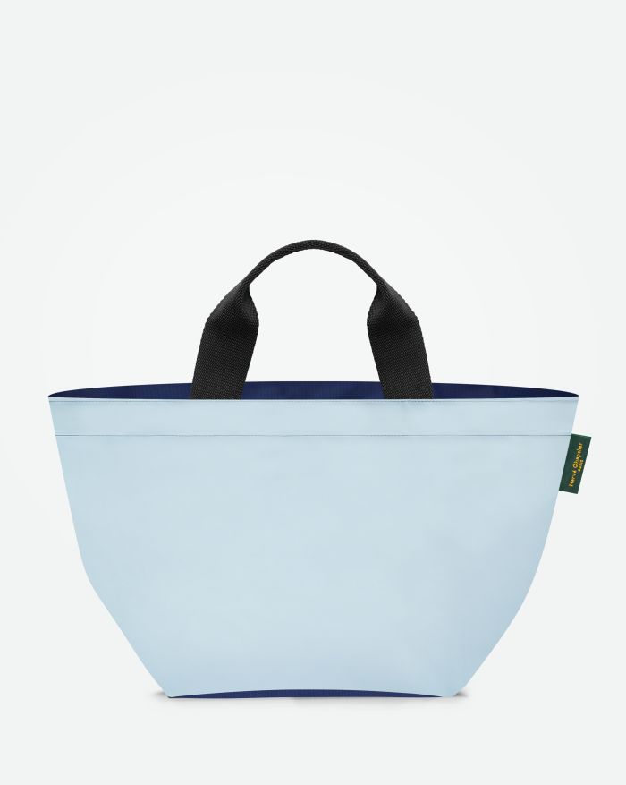 Two Tone Square Nylon Bag M