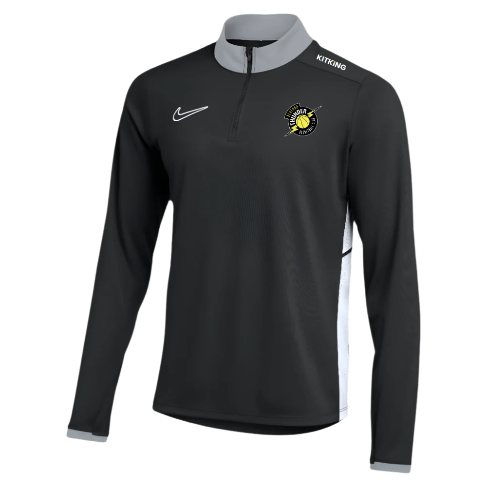 Bedford Thunder 2026 Black 1/4 Zip Drill Top