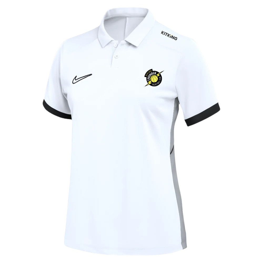 Bedford Thunder 2026 White Women's Polo Shirt