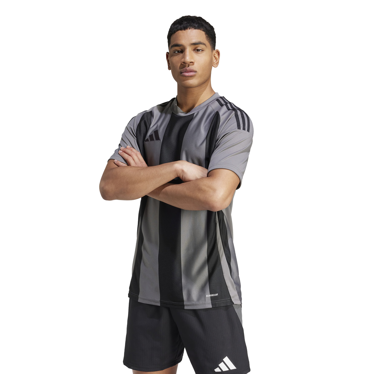 Adidas Striped 24 Short Sleeve Shirt