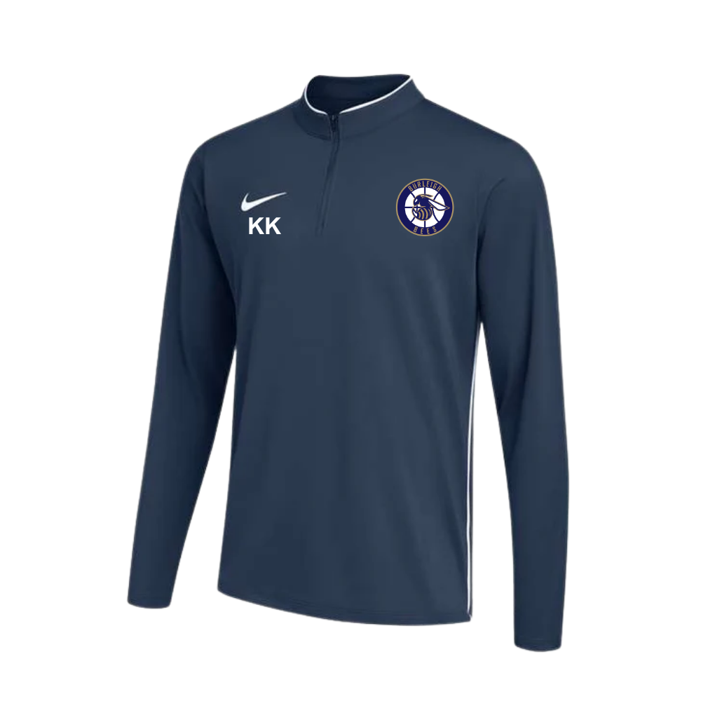 Burleigh Basketball 1/4 Zip Top - Bees