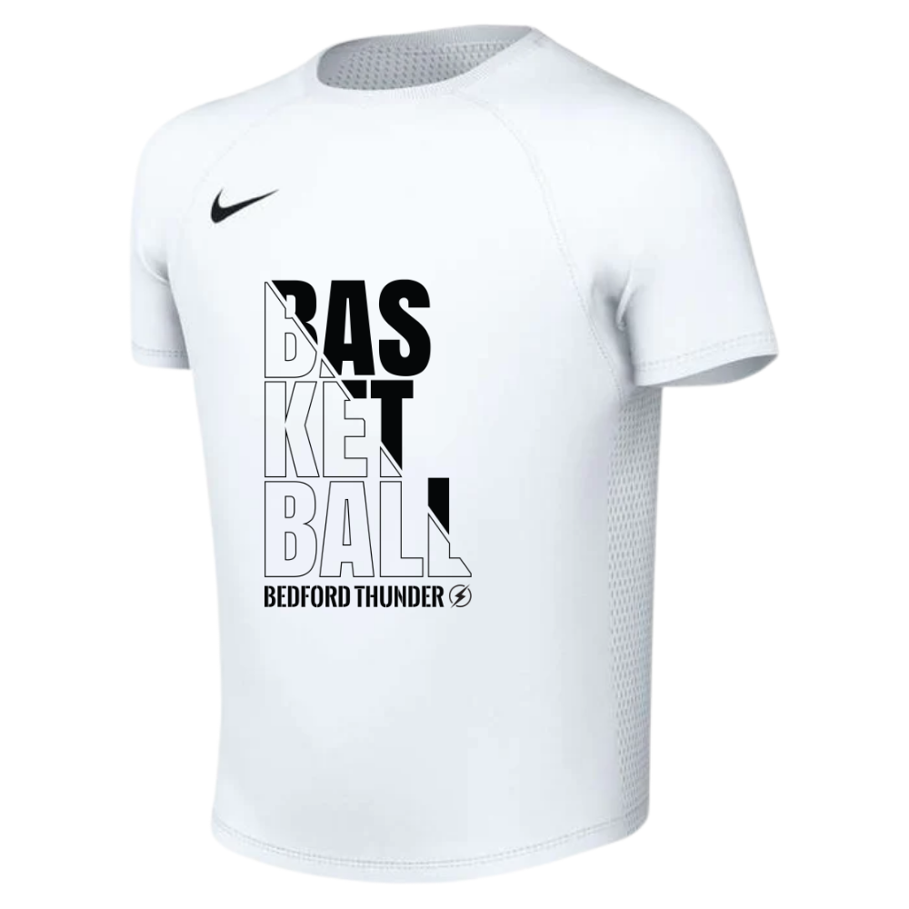 Beford Thunder Men's White Graphic Tee