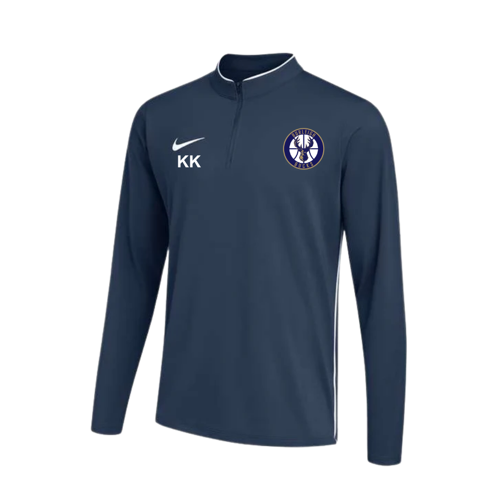 Burleigh Basketball 1/4 Zip Top - Bucks