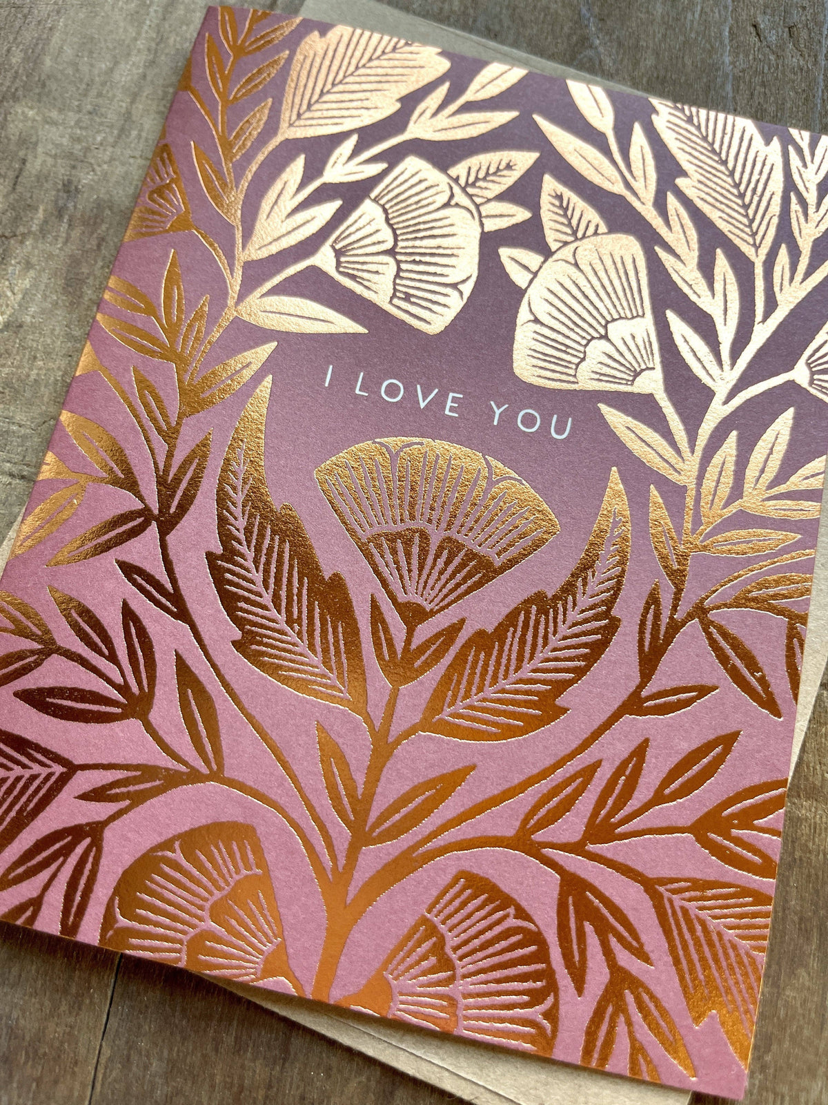 "I Love You," Greeting Card