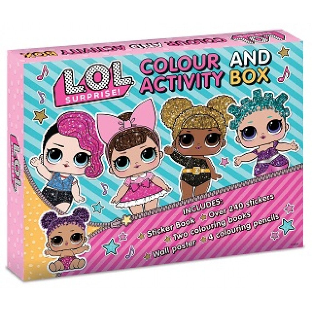 LOL SURPRISE COLOUR AND ACTIVITY BOX