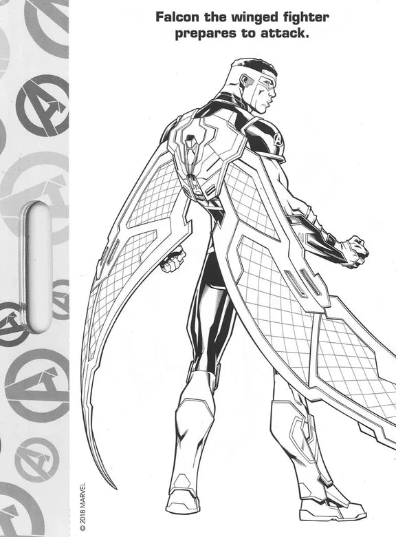 MARVEL AVENGERS COLOURING PAD