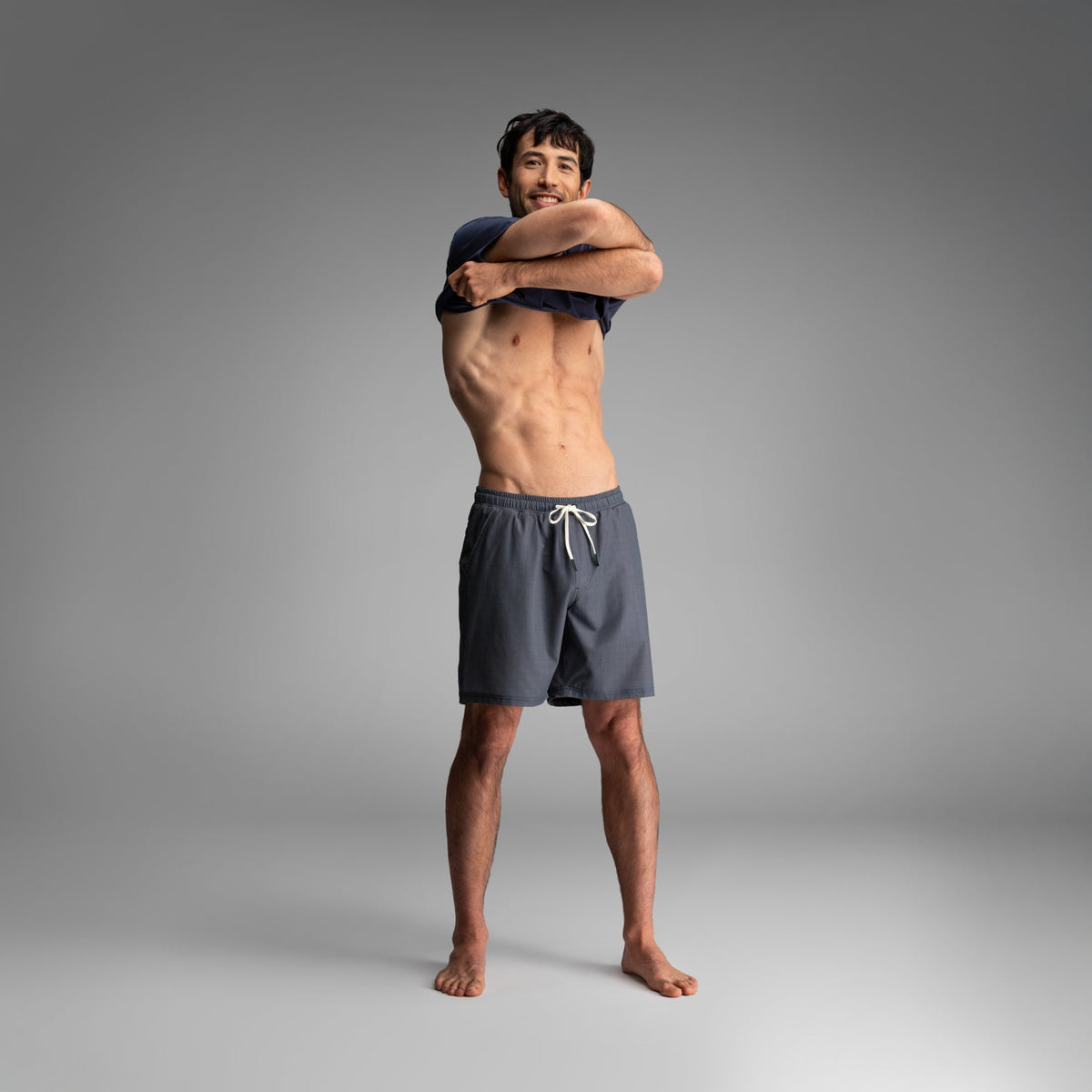 Shoreline 7" Short 2N1: Artisan Tile - Navy