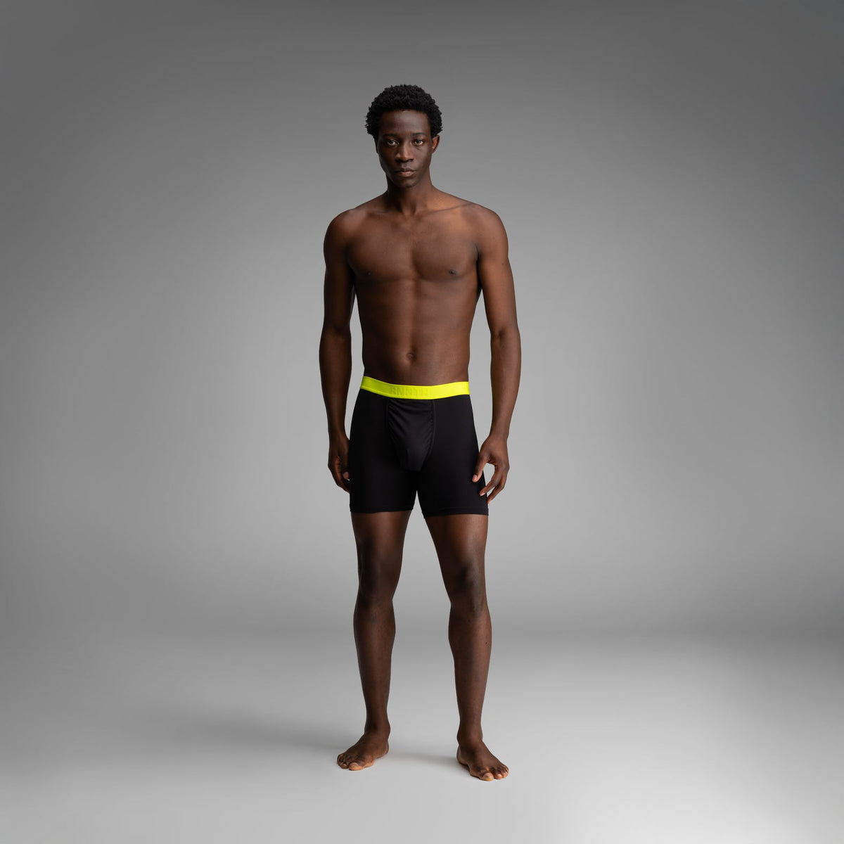 Pro Flex Boxer Brief: Black/Skydiver/Acid Lime 3 Pack