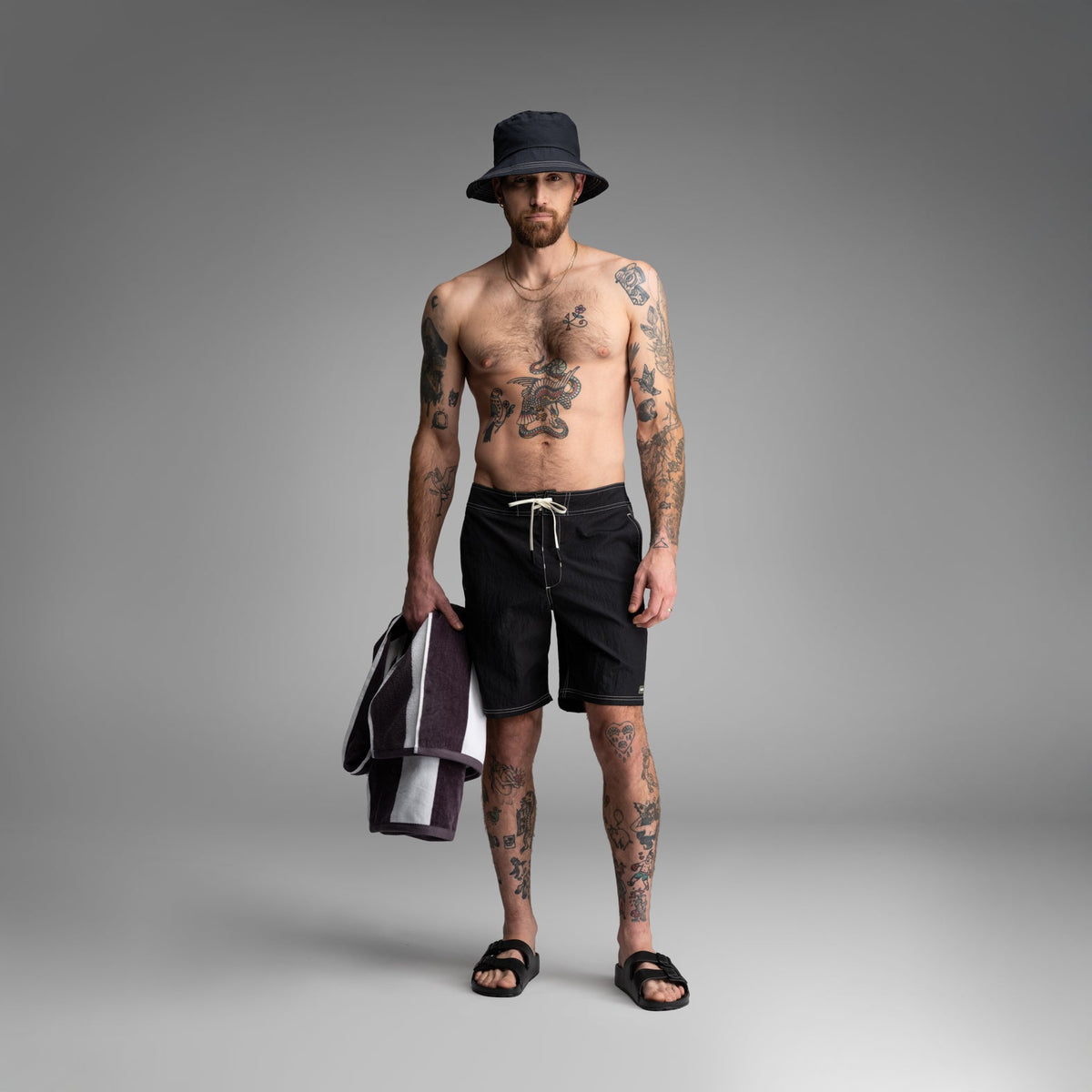 Riptide 2N1 Boardshort: Black