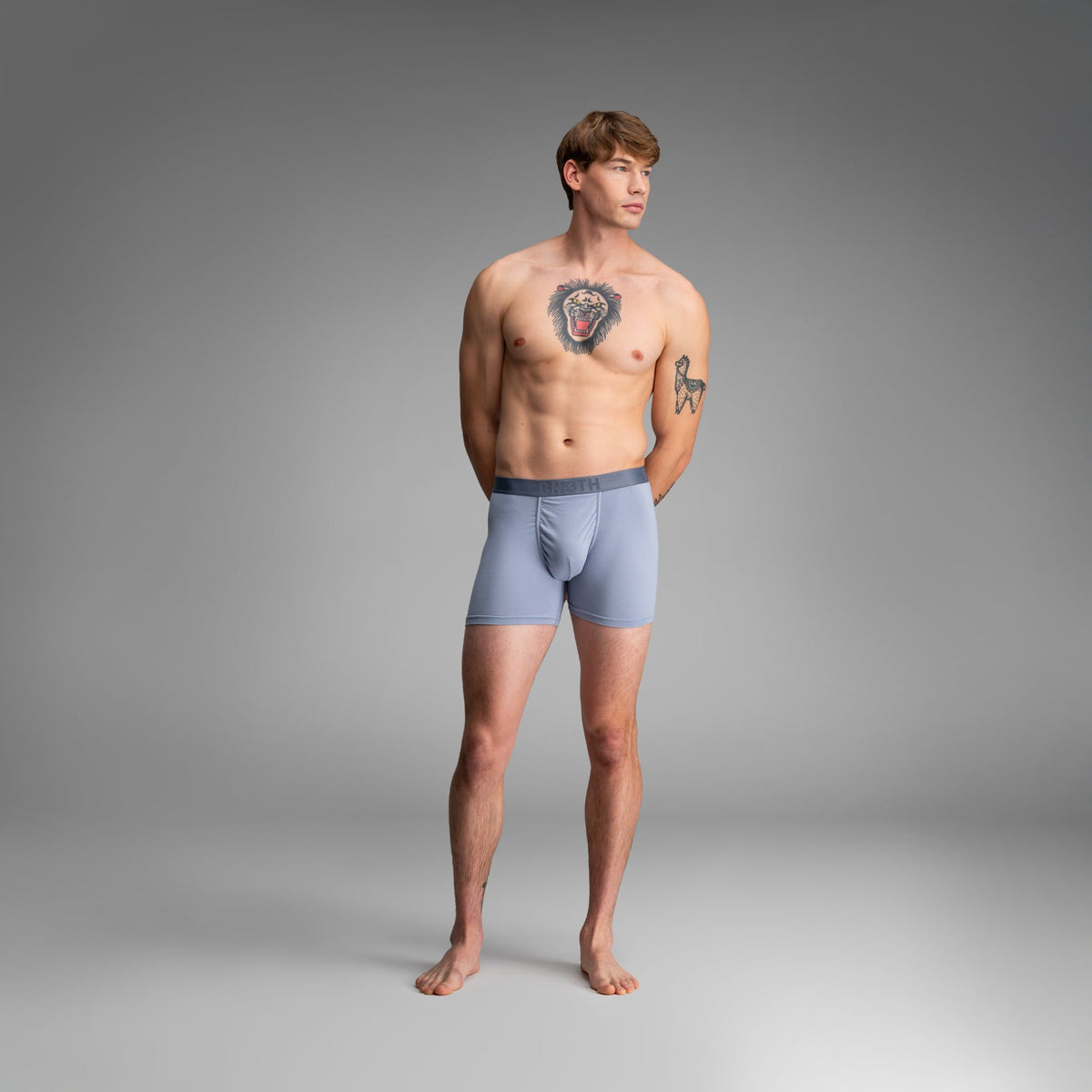 Essentials Boxer Brief: Dusty/Midnight/Heather Gray 3 Pack