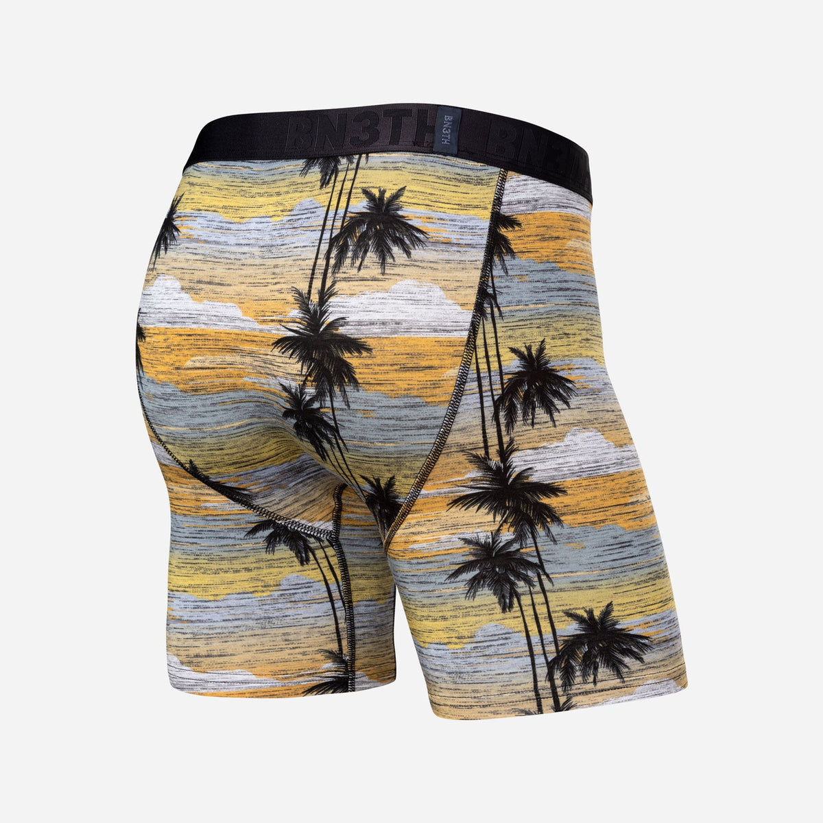 Essentials Boxer Brief: Palm Tree Horizon - Slate