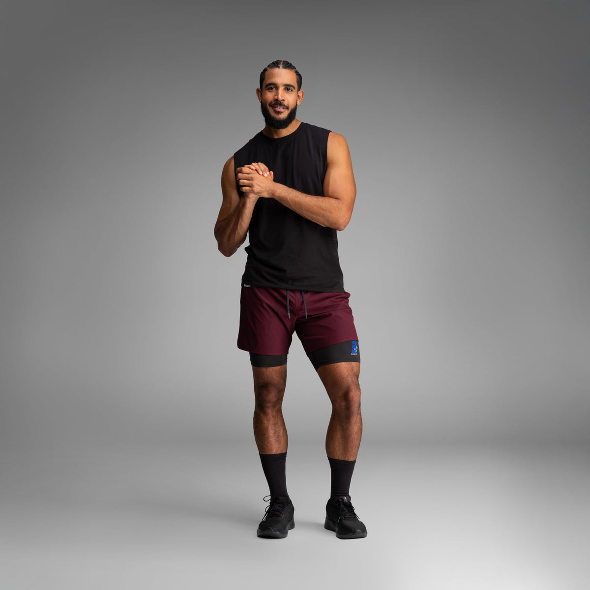 Pro Ultra Liner Short With Pocket: Lucas Beaufort - Black