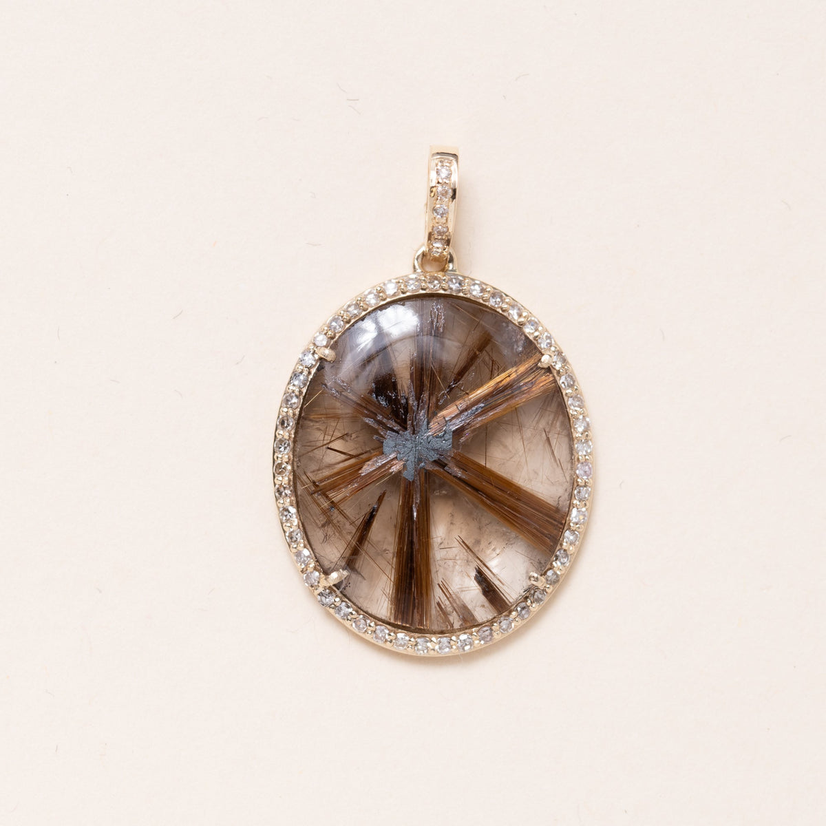 Rutilated Star Quartz Pendant