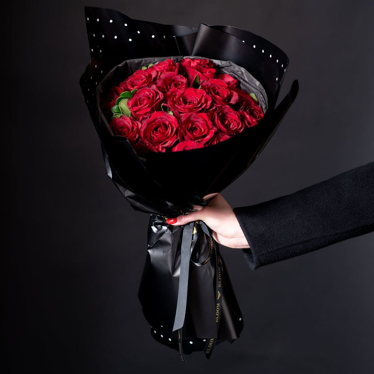 Rose Hand Held - Red
