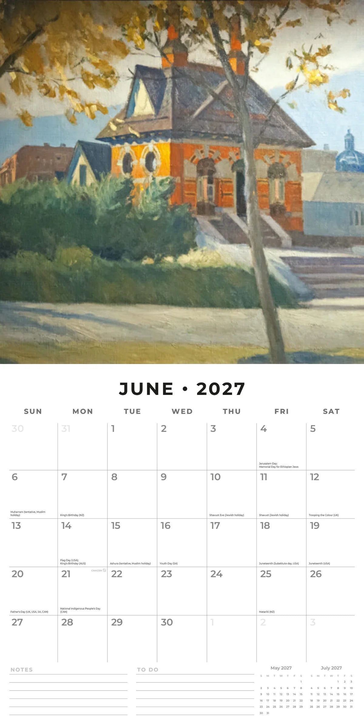 2027 Slimline Calendar Edward Hopper (RR272030)