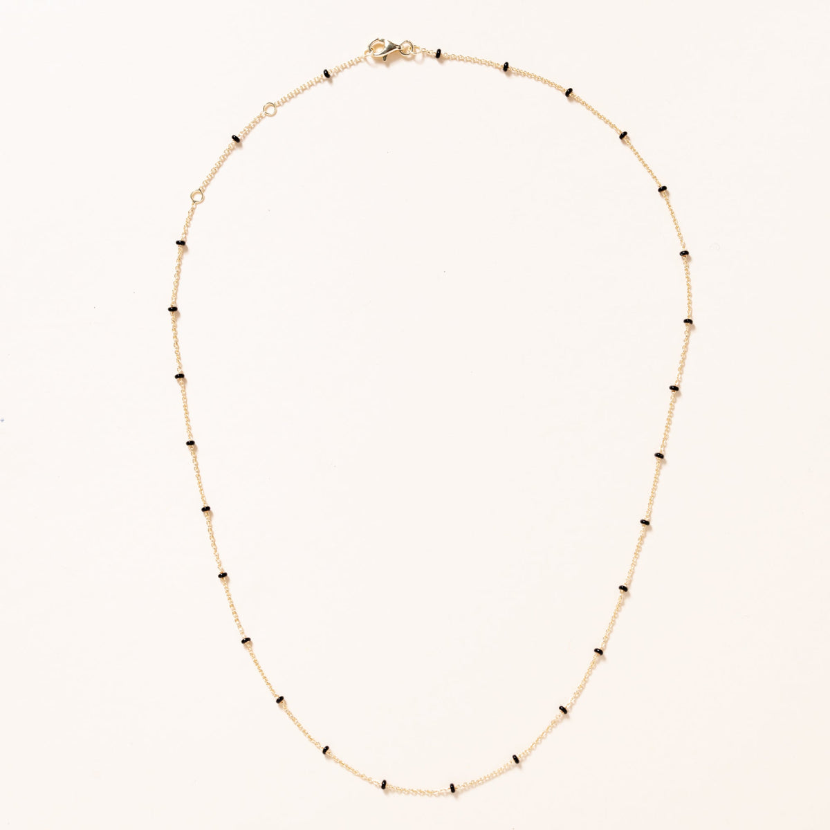 18" Gold and Bead Chain