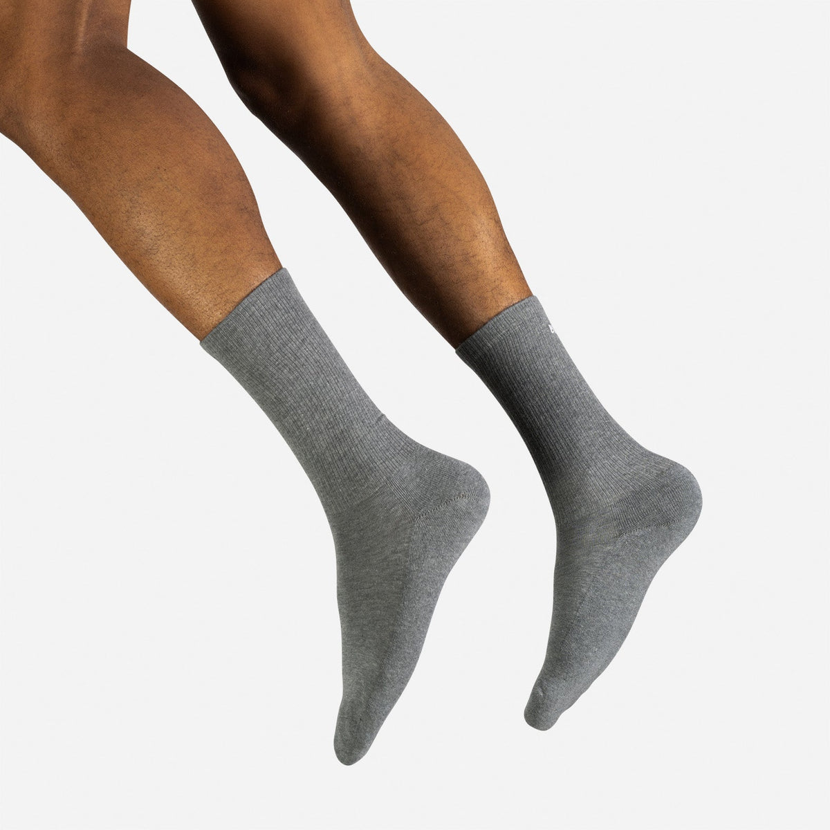 Classic Crew Sock: Heather Gray 3 Pack