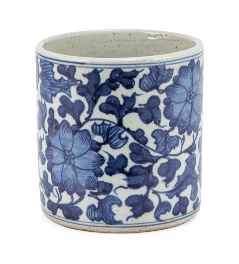 Dynasty Orchid Pot Peony Vine Motif
