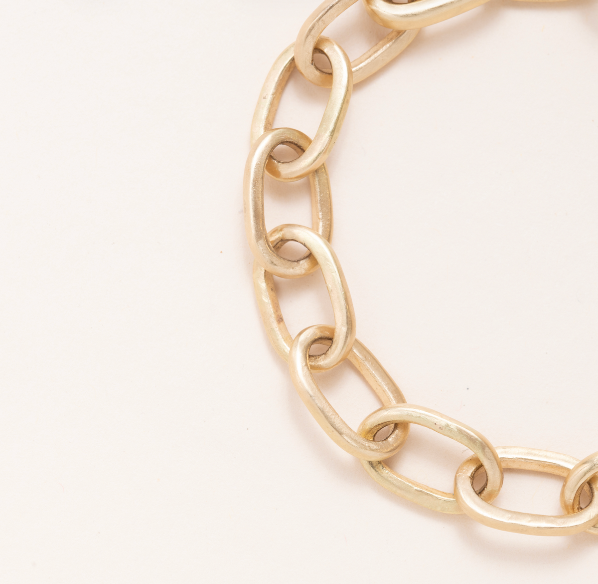 18K Solid Gold Link Bracelet