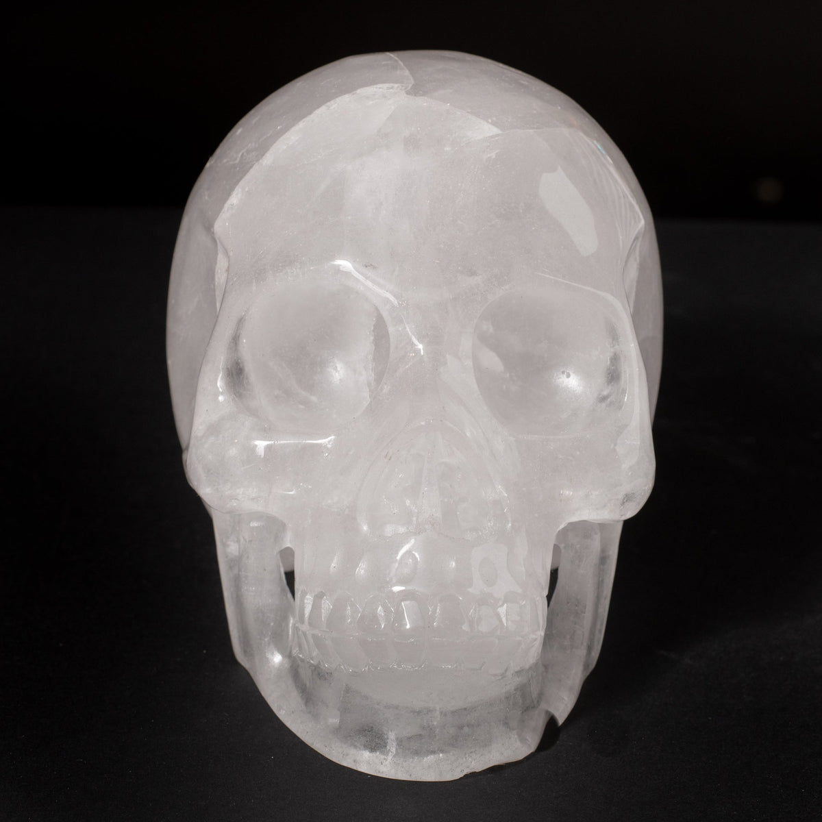 7" Clear Quartz Skull