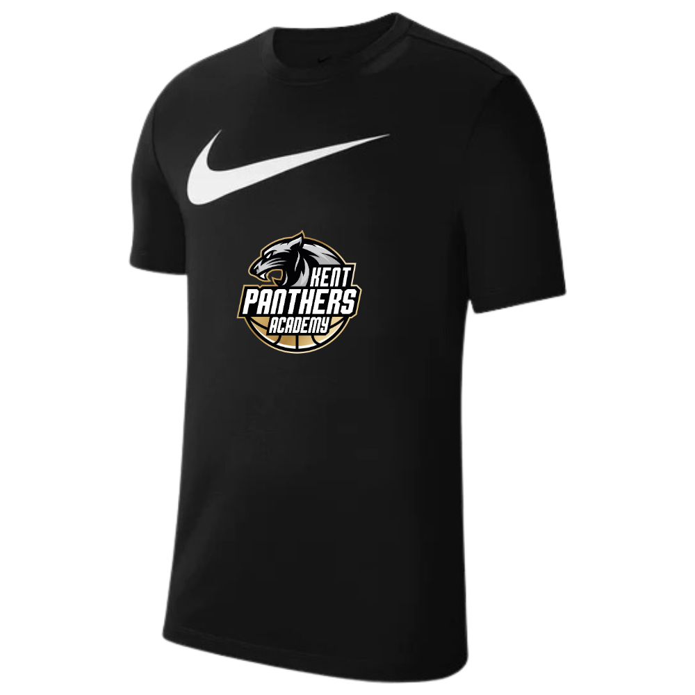 Kent Panthers Academy Black Logo Tee