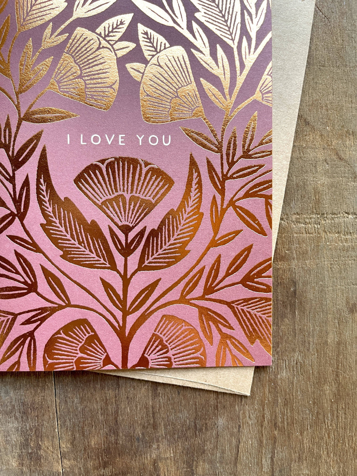 "I Love You," Greeting Card
