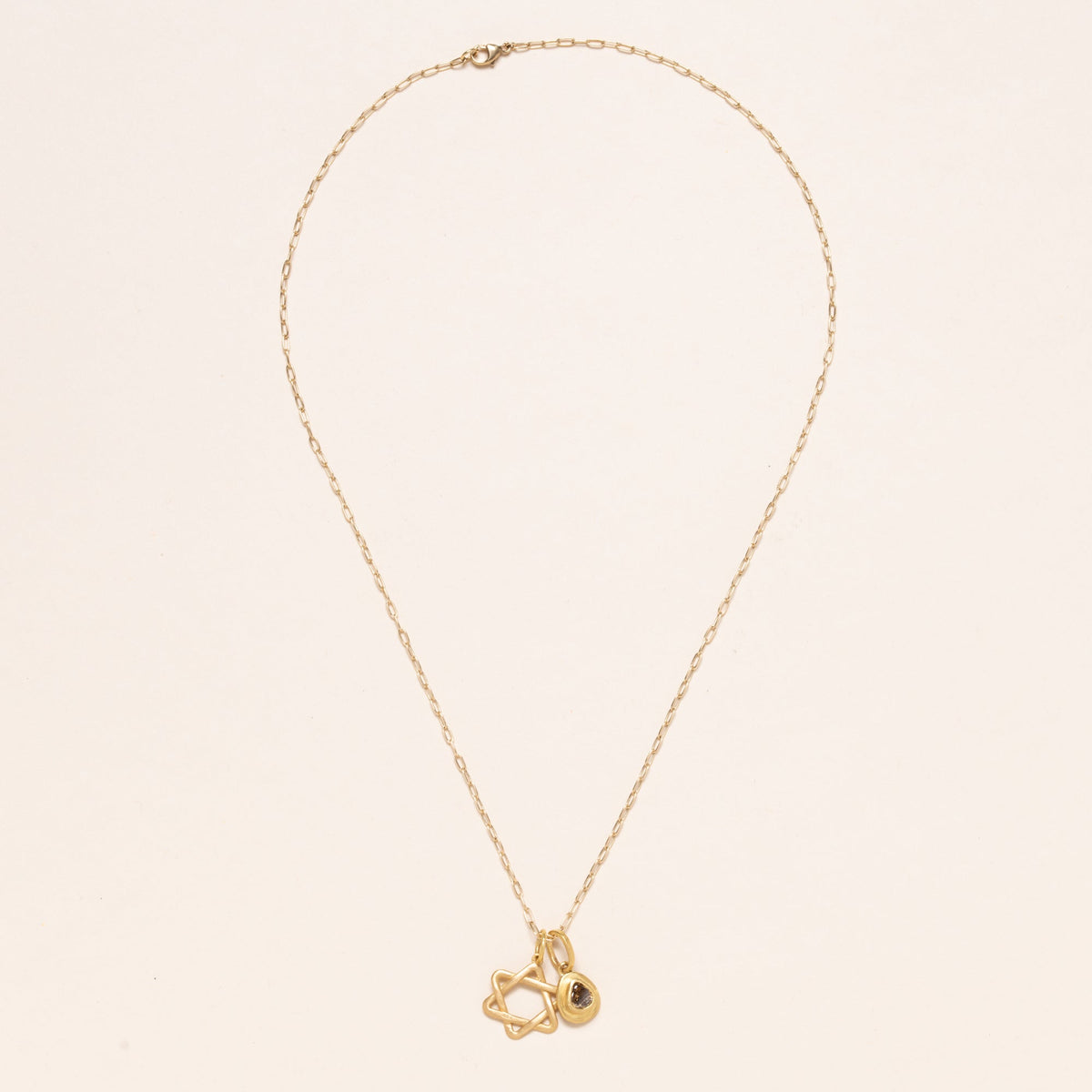 Pearl Shaped Brown Diamond Pendant