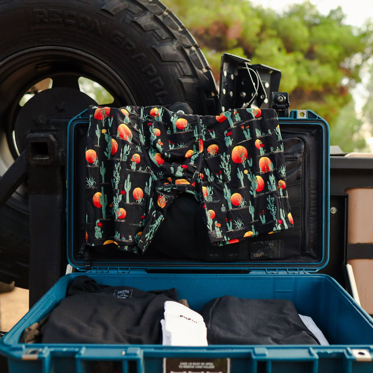 Classic Icon Boxer Brief : Cacti Black