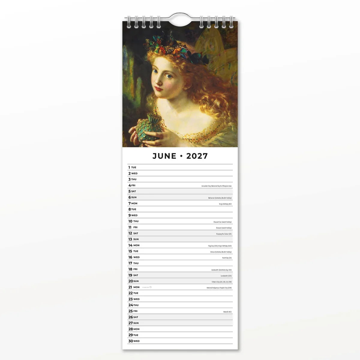 2027 Slimline Calendar Fairies (RR272033)