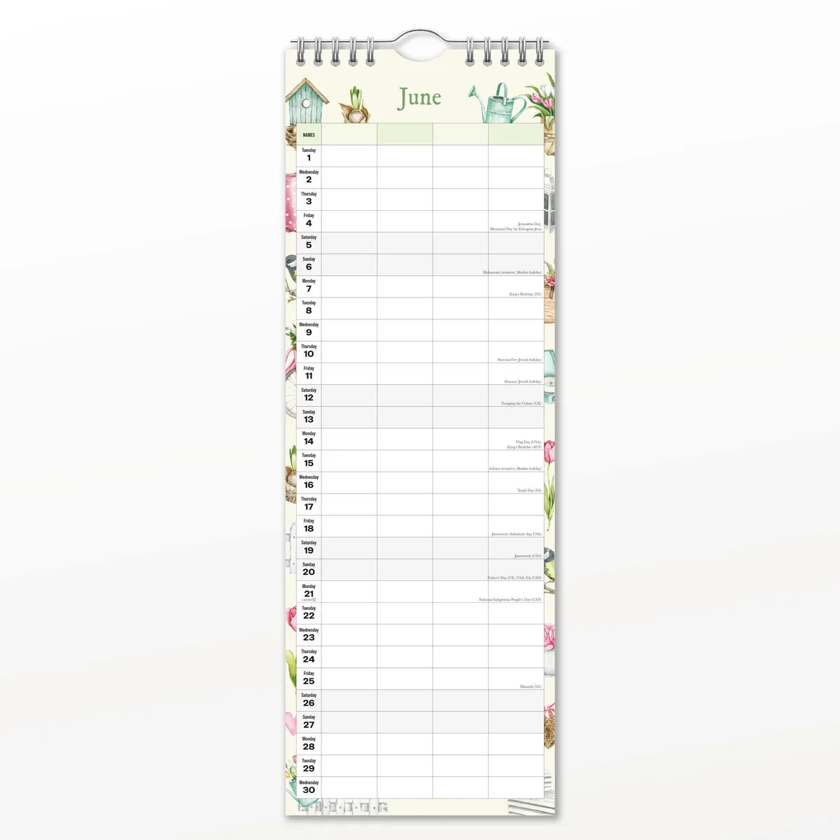 2027 Slimline Calendar Garden Life (RR272018)