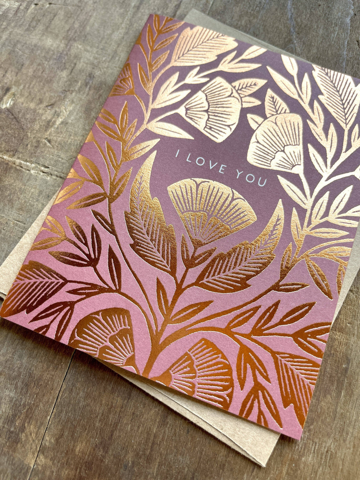 "I Love You," Greeting Card