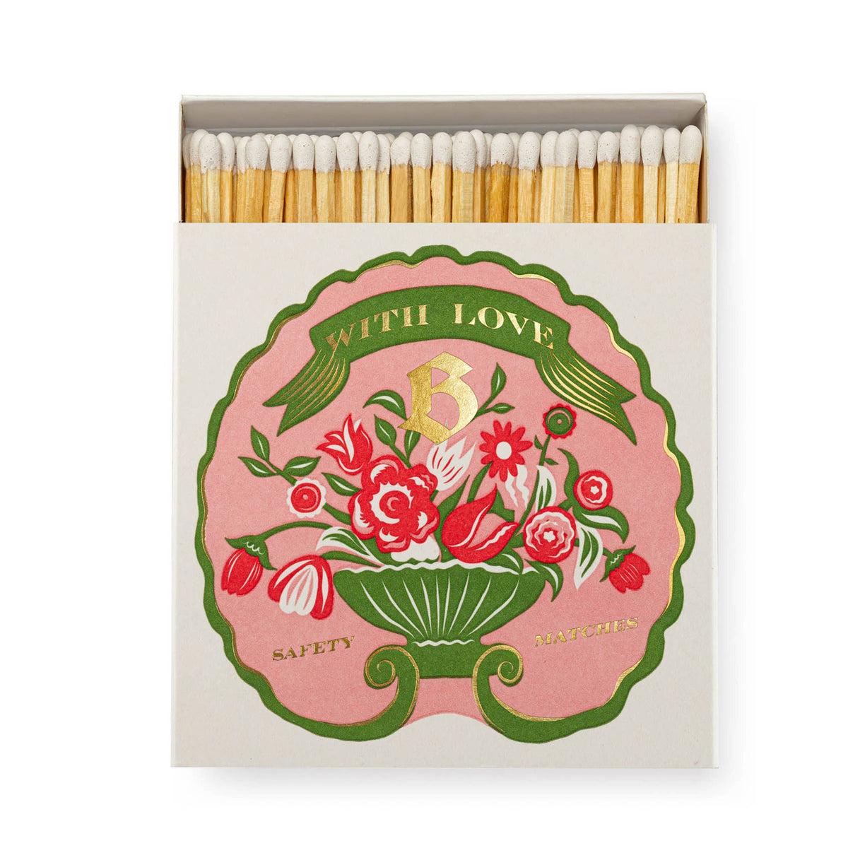 Archivist x Blumenhaus Flower | Square - Safety Matches