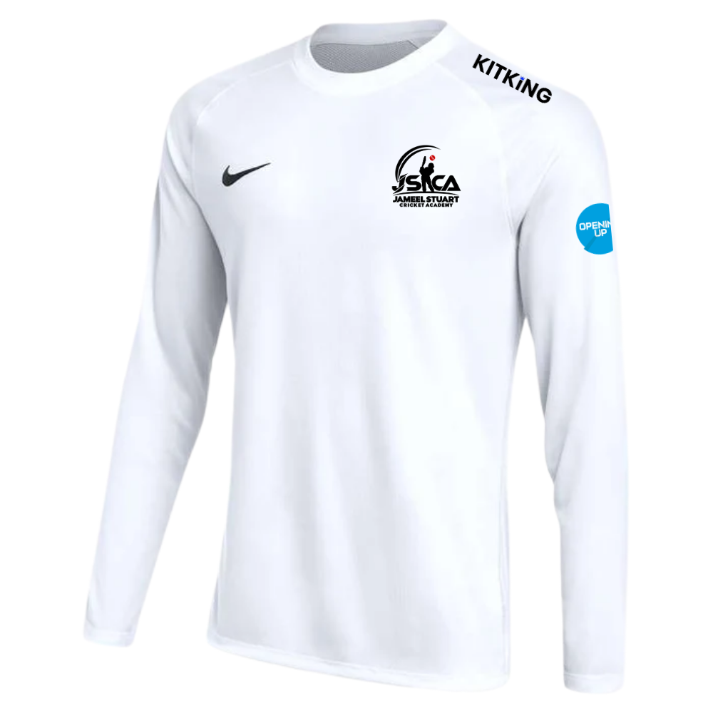 JSCA Legacy Park VIII White Performance Long Sleeve Shirt