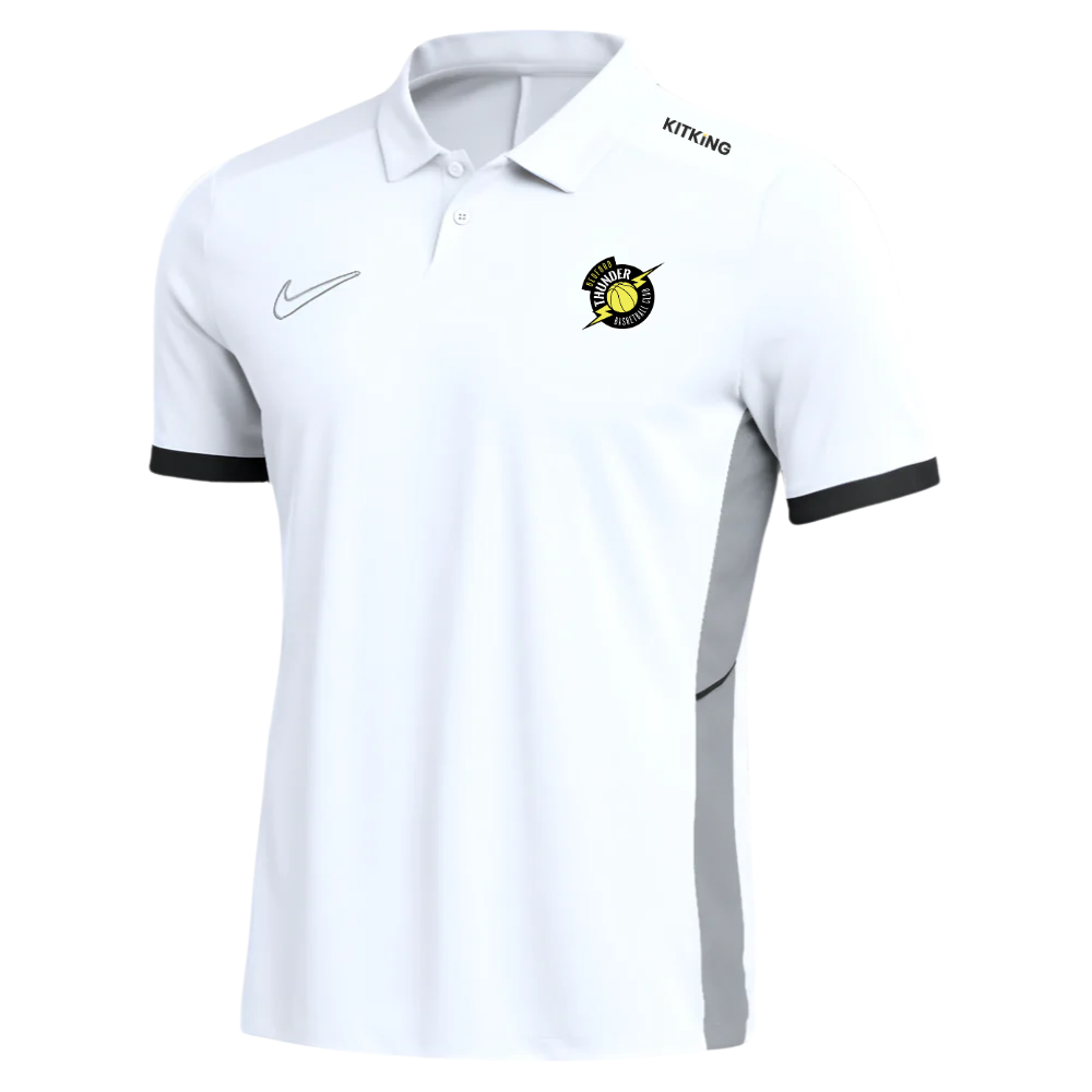 Bedford Thunder 2026 White Polo Shirt