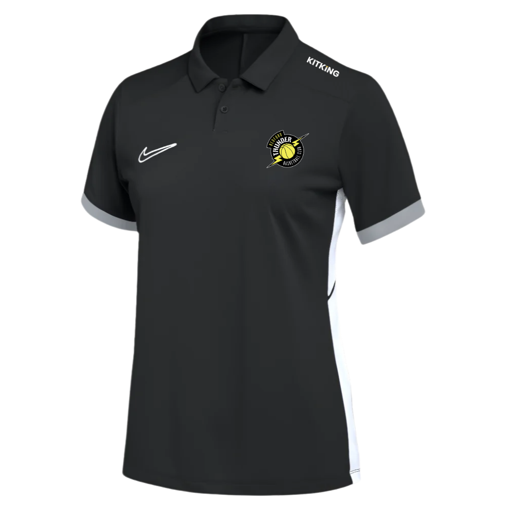 Bedford Thunder 2026 Black Women's Polo Shirt