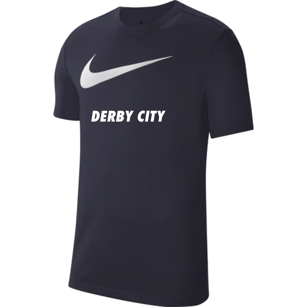 Derby City CC Navy Text Tee