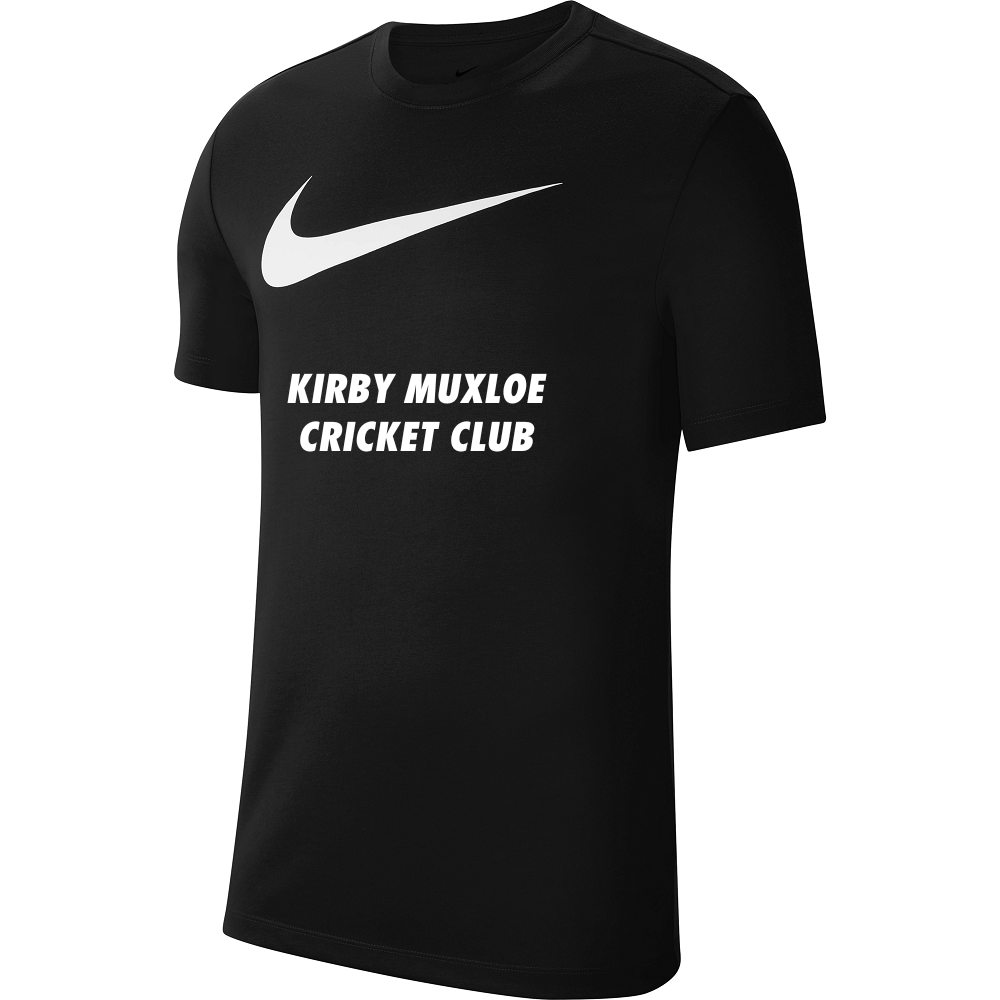 Kirby Muxloe CC Black Text Tee