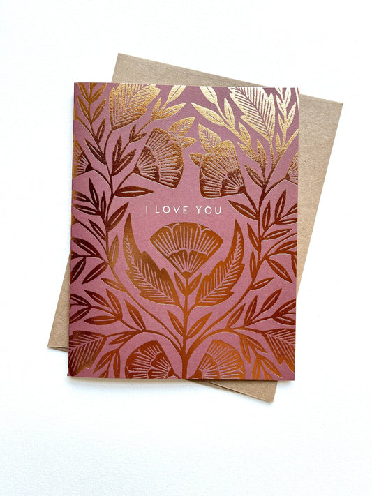 "I Love You," Greeting Card