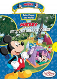 Disney Mickey Mouse: Let's Explore Outdoors (Carry Along Play Book)