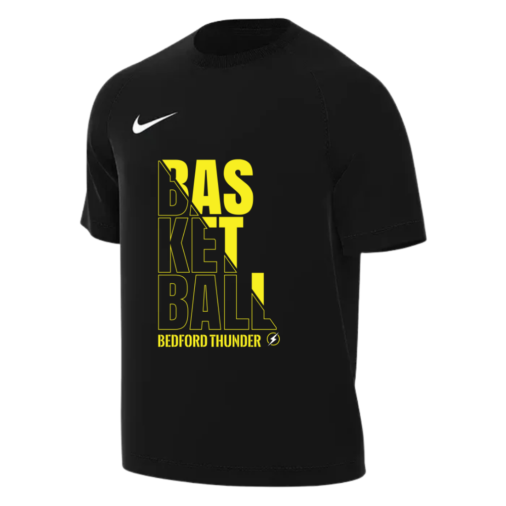 Beford Thunder Men's Black Graphic Tee