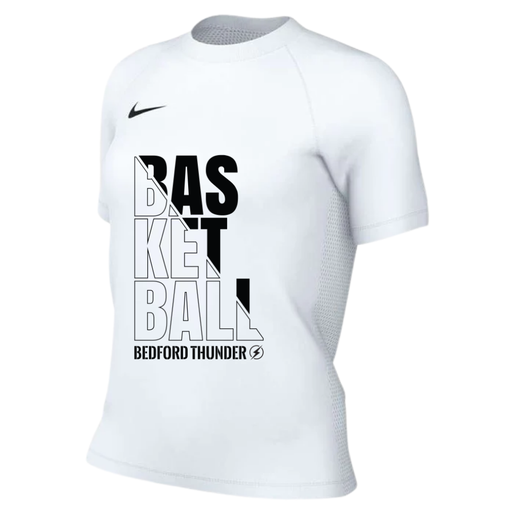 Beford Thunder Women's White Graphic Tee's