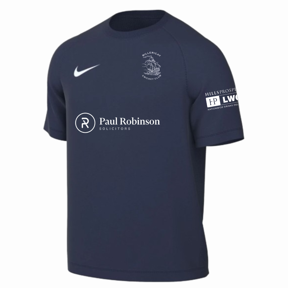 Billericay CC Coloured Short Sleeve Playing Shirt