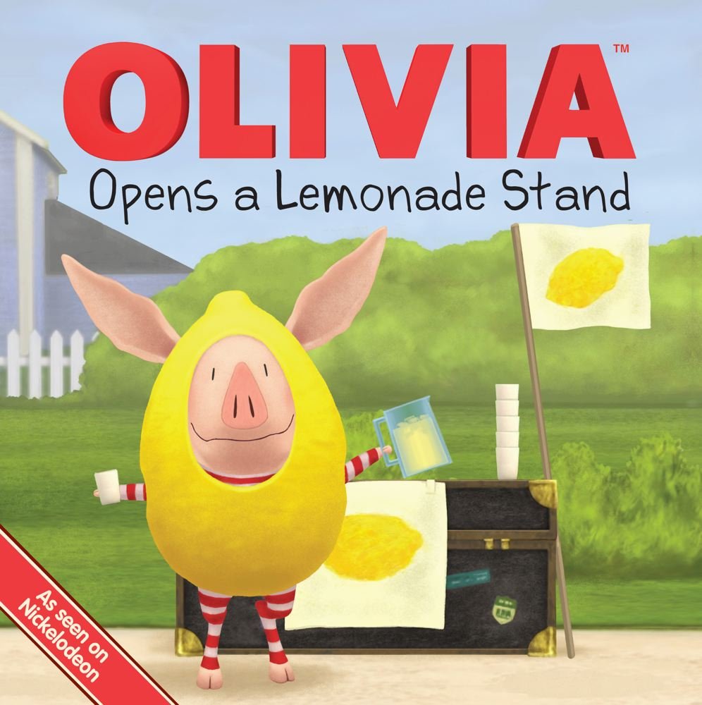 OLIVIA OPENS A LEMONADE STAND