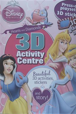 3 D Activity Centre (Hearts and Diamonds) (Disney Princess)