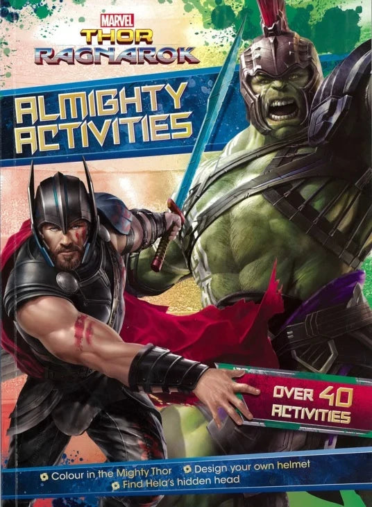 MARVEL THOR RAGNAROK ACTIVITYBOOK
