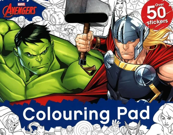 MARVEL AVENGERS COLOURING PAD