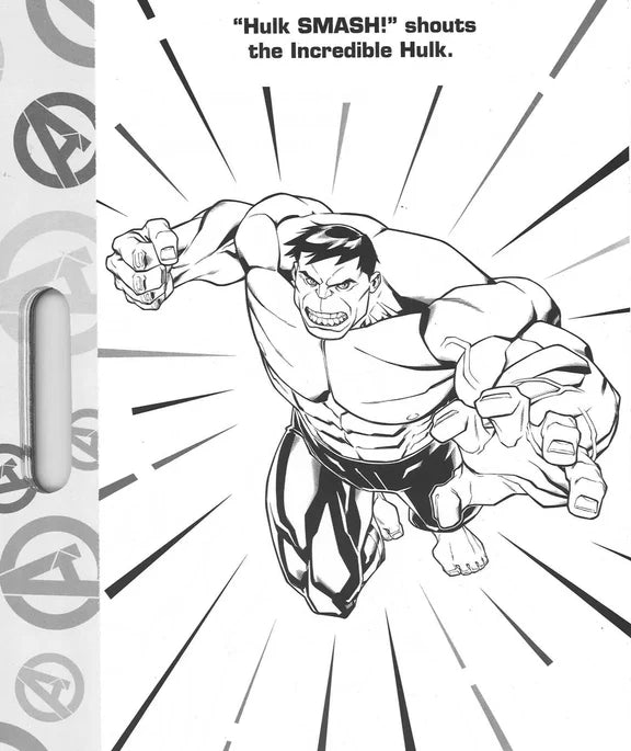 MARVEL AVENGERS COLOURING PAD