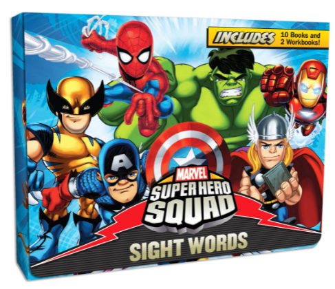 Marvel Super Hero Squad Sight Words Box Set